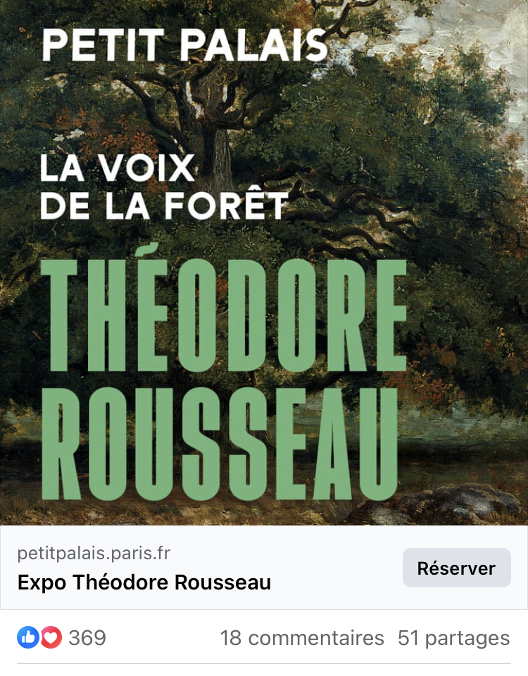 Petit-Palais voix forêt Théodore Rousseau.