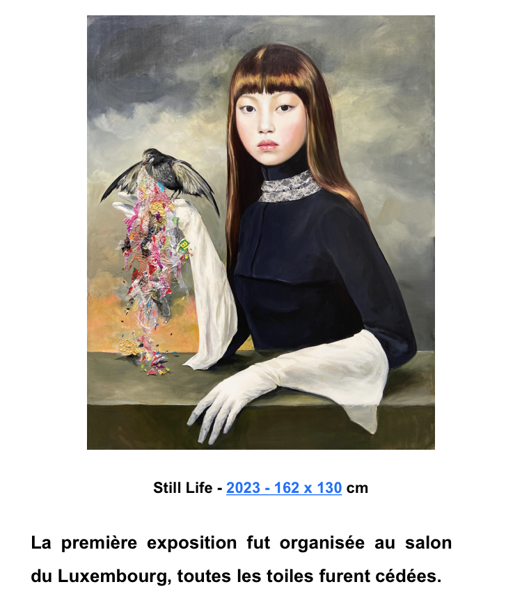 Galerie Matignon exposition Catherine Franck L’être paraître partir 2024.