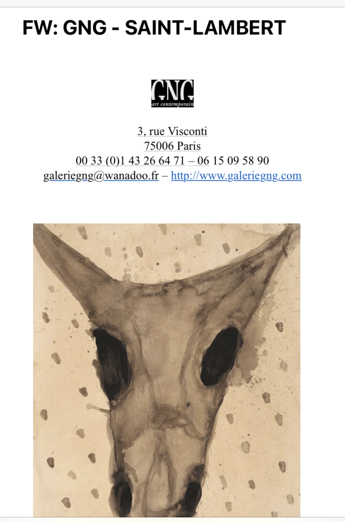 Galerie Saint-Lambert vernissage Février 2025.