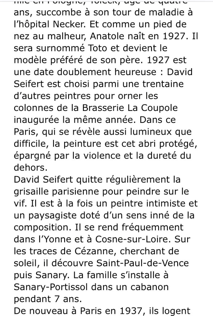 Galerie Montparnos exposition David Seifert âmes élégantes