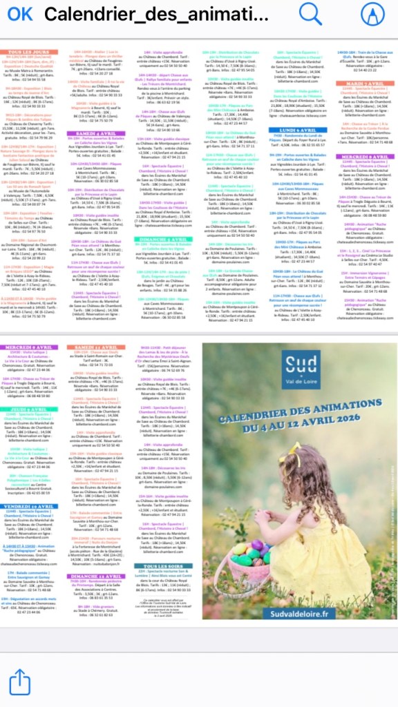 temps prochains Loire: Avril 2026.